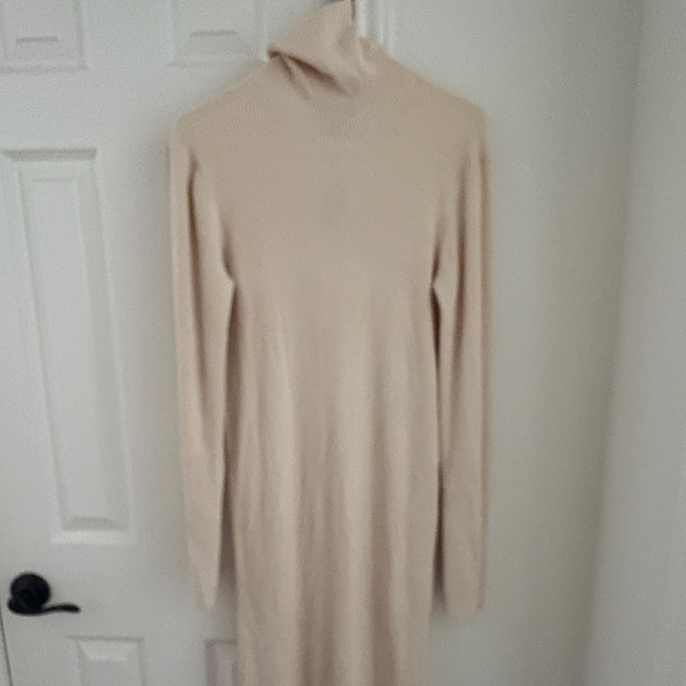 Express Midi Turtleneck Sweater Dress - size L